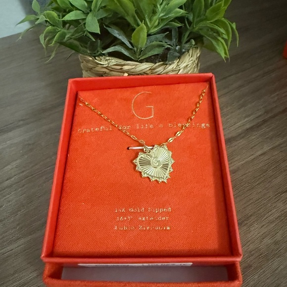 a new day Gold Initial Pendant Necklace - Picture 2 of 3